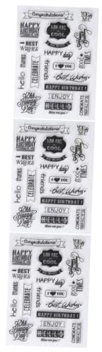 SEWACC 12stücke Transparente Silikonstempel Für Handaccount Und Scrapbooking Wiederverwendbare Klarsichtstempel Individuellen Gestaltung Von Fotoalben Und Kreativen Projekten