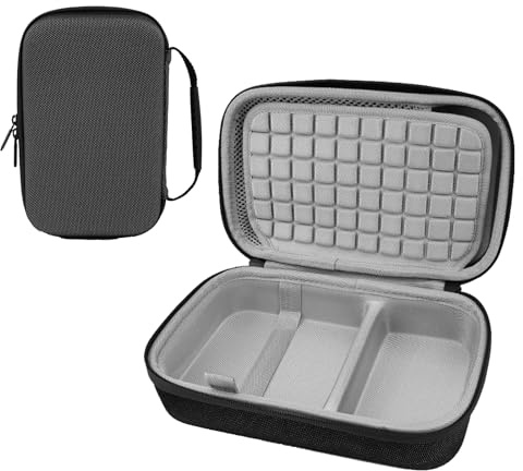 YipuVR Hartschale, tragbare Reisetasche für Mac Mini M4 2024, wasserdicht, sturzsicher, weich gefüttert, Aufbewahrungstasche für Apple Mac Mini M4 Pro Desktop-Computer und Zubehör, hält Maus für