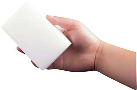 PACKOVE Nano Reinigungsradierer Schwamm 10x6x2cm Weiß 100 Stück Reinigungspads Hochdicht Stark Dekontaminierend Flexibler Küchenschwamm Für Haushalt Bad Küche Vielseitig Einsetzbar