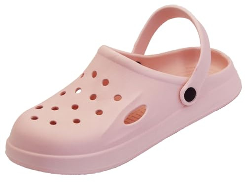 Soft Garden Clogs for Women and Men, Non-Slip Shoes Heel Strap Mules Sandals Lightweight Slippers Outdoor Slides