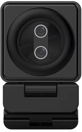 Koolenry Webcam A Doppia Lente 12MP 4K 30fps 20X Zoom con Microfono Auto Focus per Le Trasmissioni in Diretta