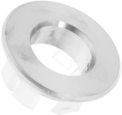 Veemoon Stainless Steel Overflow Ring Sink Overflow Cover Drain Cap Bathroom Sink Trim Decorative Cap Wide Compatibility Easy Install