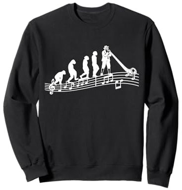 Alphornspieler, Alpenhorn, Musik Noten, Almhorn, Alphorn Sweatshirt