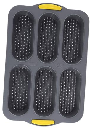 Alipis Moule à Silicone Cavités Antiadhésif pour Hot Dog Moule à Baguette Pratique et Chaleur pour Pâtisserie Maison pour Réunions Familiales et Recettes