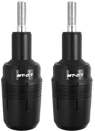 EXLECO Sturzschutz Motorrad für MT10 MT07 R1 R1M XSR700 R15 R15M Schwarz | Sturzpads für Rahmen & Kraftstofftank, Motorradrahmenschieber, Anti-Crash-Schutz, Protektoren, Motorrad Zubehör