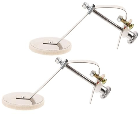 GALPADA Snare Drum Dämpfer Lautstärkereduktion aus Legierung und Filz 2 Stück Einfache Installation Praktisches Trommeldämpfungspad Zubehör für Jazz und Snare Drums