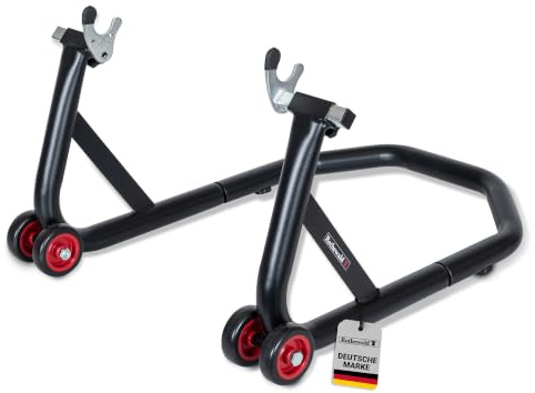 Rothewald Motorradheber, bis 300 kg, Hohe Stabilität & Standfestigkeit, Ideal Für Parallele Zweiarmschwingen, Montageständer, Leichtes Anheben Und Senken