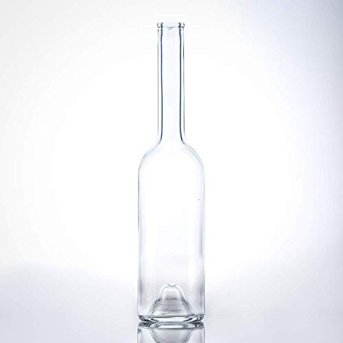 Flaschenbauer 8x Operaflaschen 500 ml mit Korken - Glasflasche ideal als Likörflaschen, Schnapsflaschen & Weinflaschen, leere Flaschen zum Befüllen für Spirituosen, Öl & Essig - Made in Germany