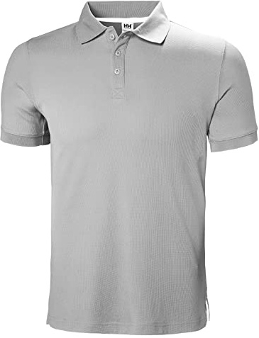 Helly Hansen Hommes Crewline Polo, Gris Brouillard, L