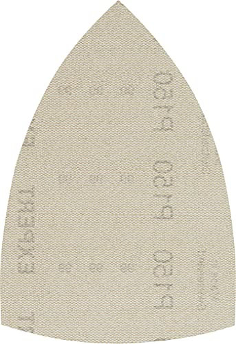 Bosch 10x EXPERT M480 Sanding Net (for Paint on wood, Hardwood, Ø 100x150 mm, Grit 150, Professional Accessory Multi Sander)