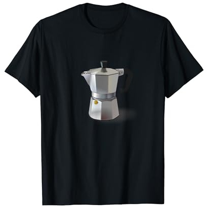 Espresso Coffee percolator enthusiasts for barista shop guys T-Shirt