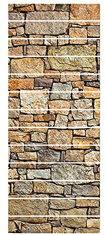 Yolispa 13 adesivi 3D per scale, impermeabili, autoadesivi, per decorare scale di casa