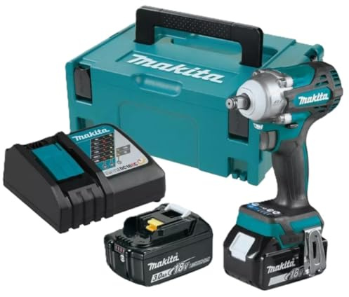 Makita Akku-Schlagschrauber, bürstenlos, Li-Ion, LXT, 18 V, 3,0 Ah, DTW300RFJ