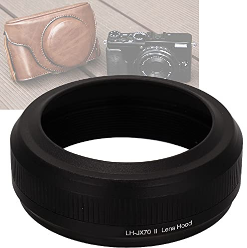 Adapterring für die Gegenlichtblende LH-JX70Ⅱ für die Fujifilm X100F X70 X100T X100S X100 Kamera. (Schwarz)