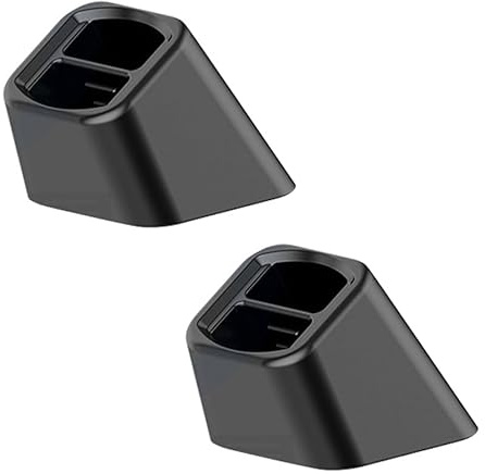 ThtRht Confezione da 2 supporti per cruscotto auto con base adesiva per qualsiasi luogo (simulatore di presa d'aria fittizia) universale per supporto per telefono da auto, caricabatterie wireless