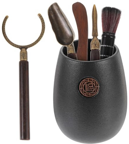 Garneck Tee Sechs Herren Teezeremonie Set Mit Keramikmaterialien Und Handwerkskunst Für Teezubereitung Inklusive Chinesische Tee-Werkzeuge Für Teeliebhaber