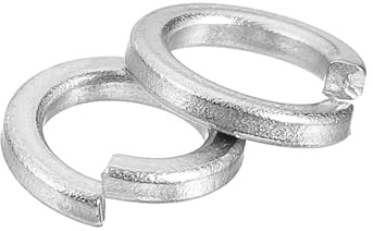QUARKZMAN 60pz Rondella di Sicurezza a Molla, M6 Assortimento di Rondelle Sicurezza Divise Acciaio Inossidabile 304 per Viti Bulloni Dadi, Argento