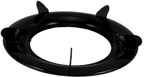 Iron Wok Holder round Black Gas Stove Rack Bracket for Home Kitchen | Gas Cooker Stove Rack, Non Slip Stove Ring, Easy Installation, Robust Support for Cooking Appliances