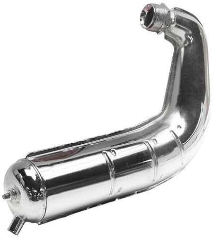 cyclingcolors Auspuff Schalldämpfer Motorrad Roller Moped Auspuffrohr kompatibel mit mbk motobécane 88 89 chromé