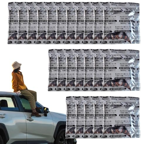 Polvo Absorbente De Absorbente y desodorante para urinarios | 50 Bolsas Gel Inodoro Camping Absorción Rápida Para Hogar WC Público Senderismo Viaje Adulto Mascota Pañal Bebé Urinario