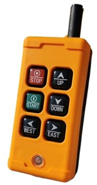 Fjärrstyrd Kran Hs-6 6-kanals lyftkran Radiokontroller Sysem Industrial Remote Control 1sändare+1mottagare(36AC)