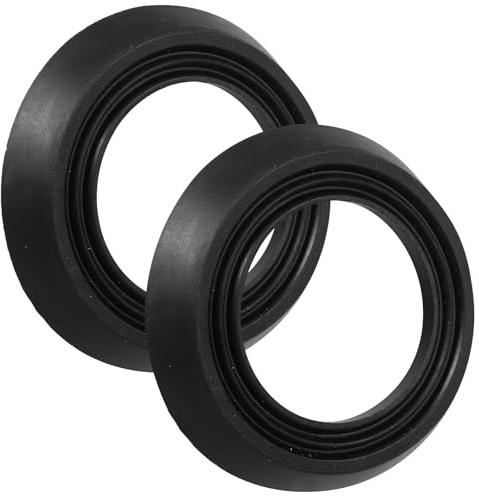 Hemobllo 2pcs Leakproof Urinal Flange Sealing Rings Rubber Gaskets 1.0mm Thin Drain Seals for Home and Public Restroom Urinal Repair