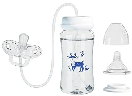 Biberón Tipo Pacifier, Dosificador Ajustable A Prueba De Fugas, Portátil Y Ajustable Para Almacenamiento De Leche Materna, Uso En Casa, Viajes, Guardería