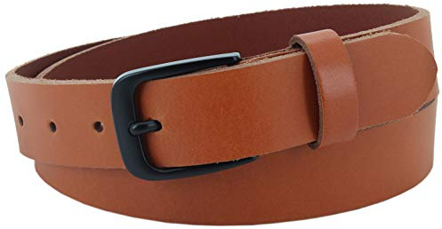 Vascavi ® Ledergürtel aus Rindleder, 3 cm breit und ca. 0,3 cm stark, echt Leder Gürtel, Made in Germany, kürzbar, für Damen und Herren #3-0008fr