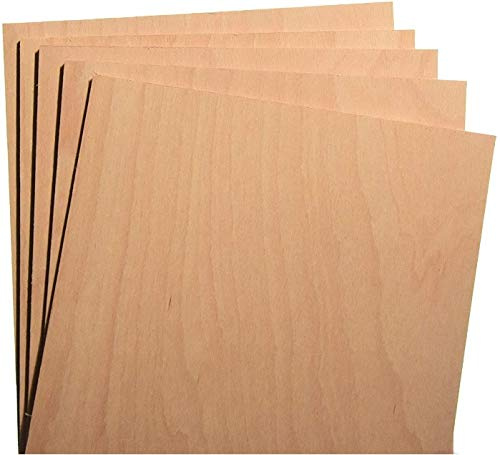 Hagspiel Sperrholzplatten, 10 St. Buche Sperrholz ca. 17x30 cm 4 mm