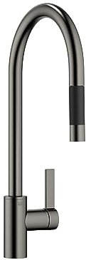 Dornbracht Tara Ultra Pull-Down Dark Platinum Gebürstet 33 870 875-99 Hochdruckarmatur
