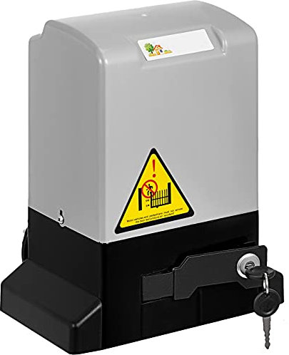 VEVOR 4M Cancello Scorrevole, Apricancello per Garage Elettrico, Porte Scorrevoli per Operatore, Facile da installare per Telecomando Porte da Garage (600KG)