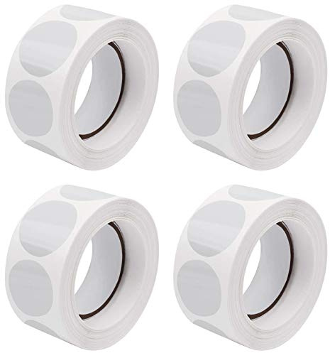 FANTESI 2000 Pieces Retail Package Seals, 25mm | Clear Seal Labels Adhesive Stickers, Transparent Round Envelope Stickers for Box and Gift Packaging