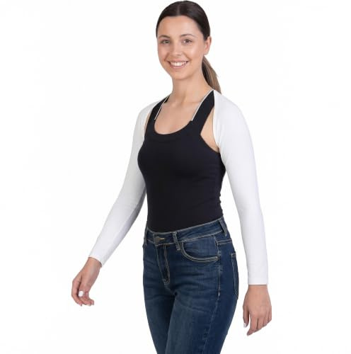 OutdoorEssentials Arm Sleeves for Women - Golf UV Shawl with Sleeves - Workout Shrug Bolero - Arm Tights for Sun Protection