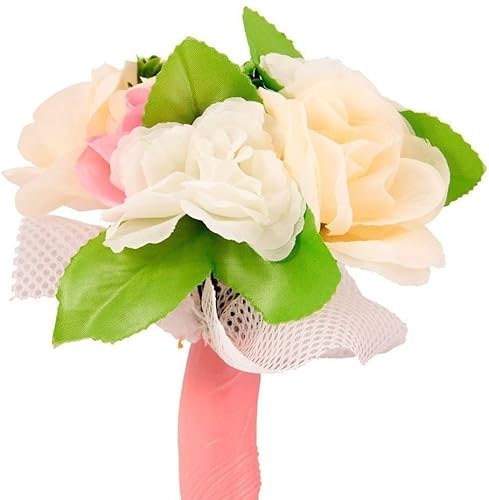 Dream' s Party Bouquet di fiori per Sposa e Damigelle con Manico simpatico per Addio al Nubilato - Gadget Idea scherzi Regalo scherzoso di Matrimonio per Futuri SPOSI o