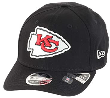 New Era Kansas City Chiefs NFL Team Colour Black 9Fifty Stretch Snapback Cap - M - L