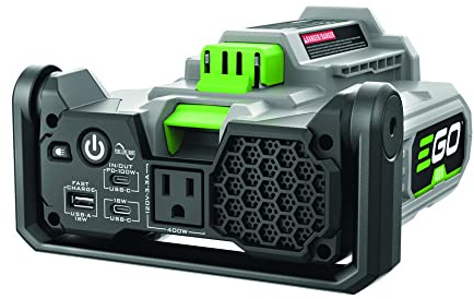 EGO POWER+ Portable Inverter, 400W, Power Inverter Generator, Quiet. Battery and Charger Not Included - PAD5000