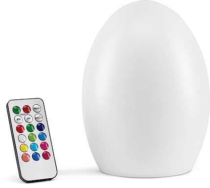 RED5 Home & Garden Mood Light - Colour Changing Remote Control Light Up Water Resistant Orb Lamp