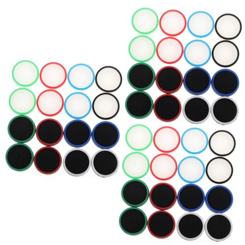 Uonlytech 48pcs Joystick Silicone Luminous Grip Button Caps for Portable Game Controller Joystick Caps Support for Gamer