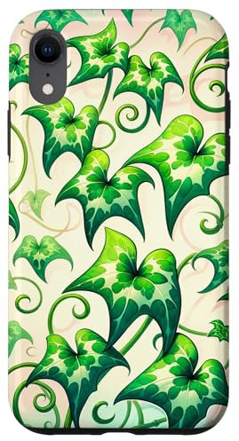 Coque pour iPhone XR Lierre anglais Plante d'intérieur fantaisiste