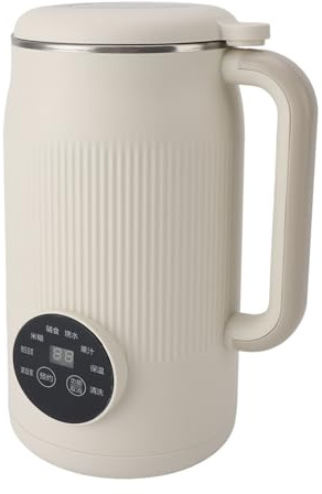 1,2 L Sojamilchbereiter, Automatischer Nussmilchbereiter mit Langanhaltender Hitzekonservierung mit Intelligente LED-Anzeige, Rutschfester Mandelmilchbereiter Verhindert