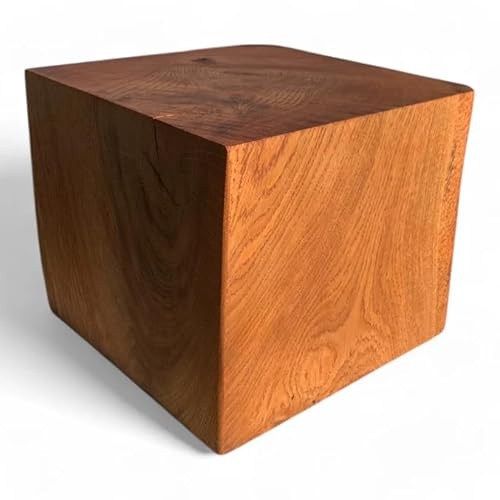 Eichenbausteine aus Massivholz Eiche 25x25x...cm, Farbe Tic, Säulen, Dekoblöcke, Hocker, Naturprodukt, rustikal, Handarbeit (25x25x30cm)