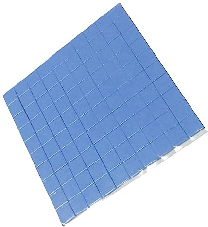 KONTONTY 100piezas Almohadillas Térmicas De Silicona Almohadilla Termoconductora para Refrigeración Disipador De para CPU Accesorio De Refrigeración para Computadora