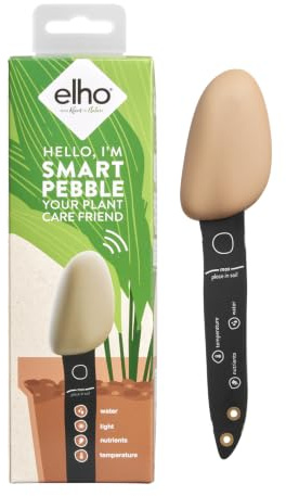 elho Smart Pebble - Erdbraun | L 4 x B 5 x H 17.3 cm
