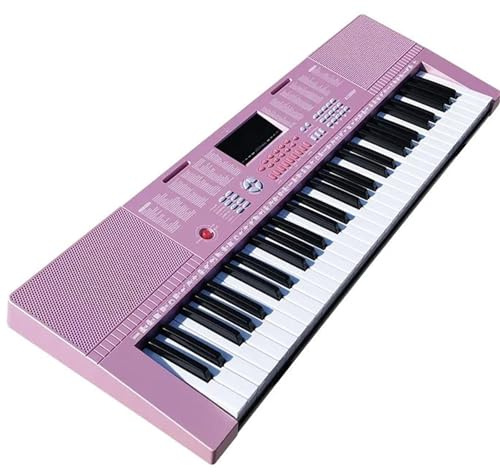 Piano Teclado Órgano Electrónico Rosa De 61 Teclas Instrumentos Musicales Teclado Profesional Piano