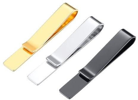 BESPORTBLE 3stücke Krawattenklammer Aus Metall Modische Krawattenklammer Stange Für Business Bars Krawatte Clips