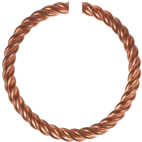 Tensorarmband, Justerbar Öppen Design Handgjorda Fast Koppar Vridna Armband Ren Koppar Tensor Ringarmband Hälsosmycken Gåva Kvinnor Män