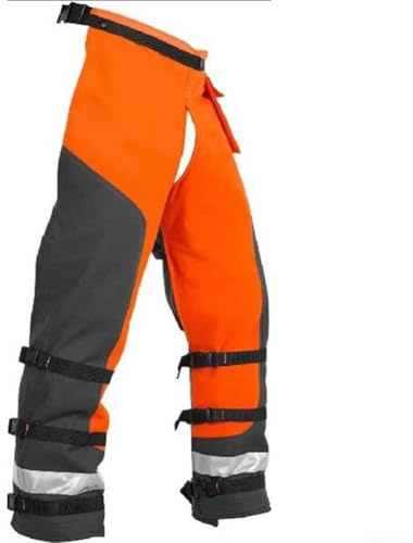 Yuanpgky Motosega a 9 strati di alta qualità, per uomini e donne, pantaloni protettivi leggeri con cintura regolabile per registrazione, taglio, uso di apparecchiature elettriche all'aperto (M)