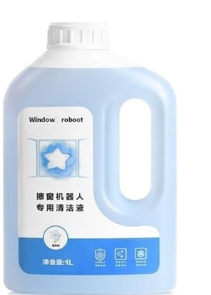 Solución de limpieza for robots limpiacristales, compatible con ECOVACS Winbot W1 Pro/W2 Pro Omni/ W1/W1SPRO/W2/W2SPRO, líquido limpiador de cristales(1Pack)