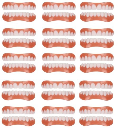 Generico Faccette Dentali Professionali Protesi Dentale Faccette Dentali Universali Superiore E Inferiore per Uomini E Donne di Denti Cattivi Denti Imperfetti