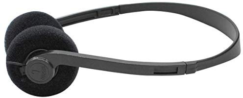 SoundLAB Lightweight Stereo Headphones With Black Pads